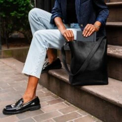 Bucket Bag | Black & Silver -Thursday Boots 1024x1024 Womens BucketBag BlackSilver 091324 3 9e1fb210 fc70 477b b437 22c63cd9686a