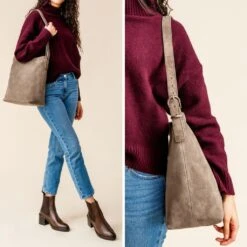 Bucket Bag | Taupe -Thursday Boots 1024x1024 Womens BucketBag Taupe 010225 2