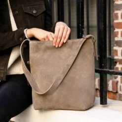 Bucket Bag | Taupe -Thursday Boots 1024x1024 Womens BucketBag Taupe 010225 3