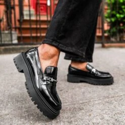 Penny Platform | Black & Silver -Thursday Boots 1024x1024 Womens PennyPlatform BlackSilver 051324 2