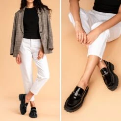 Penny Platform | Black & Silver -Thursday Boots 1024x1024 Womens PennyPlatform BlackSilver 051324 3