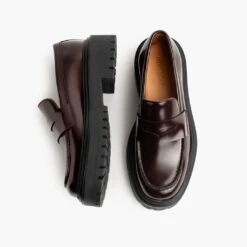 Penny Platform | Burgundy 12 Penny Platform | Burgundy -Thursday Boots 1024x1024 Womens PennyPlatform Burgundy 051324 Flatlay1