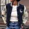 Varsity Jacket | Navy 10 Year -Thursday Boots 1024x1024 Womens VarsityJacket 10Yr Navy 121224 1
