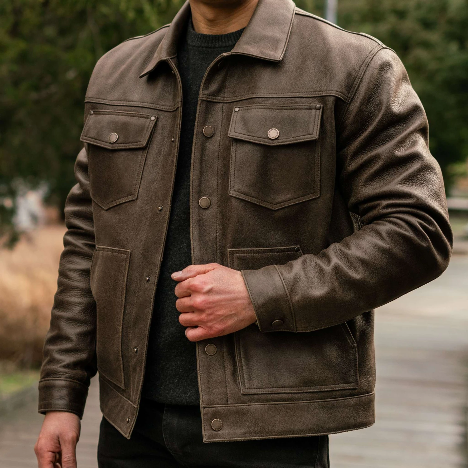 Roughout Cruiser Jacket | Dark Olive 3 Roughout Cruiser Jacket | Dark Olive
