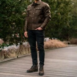 Roughout Cruiser Jacket | Dark Olive 12 Roughout Cruiser Jacket | Dark Olive -Thursday Boots 2048x2048 Mens RoughoutCruiser DarkOlive 010925 3
