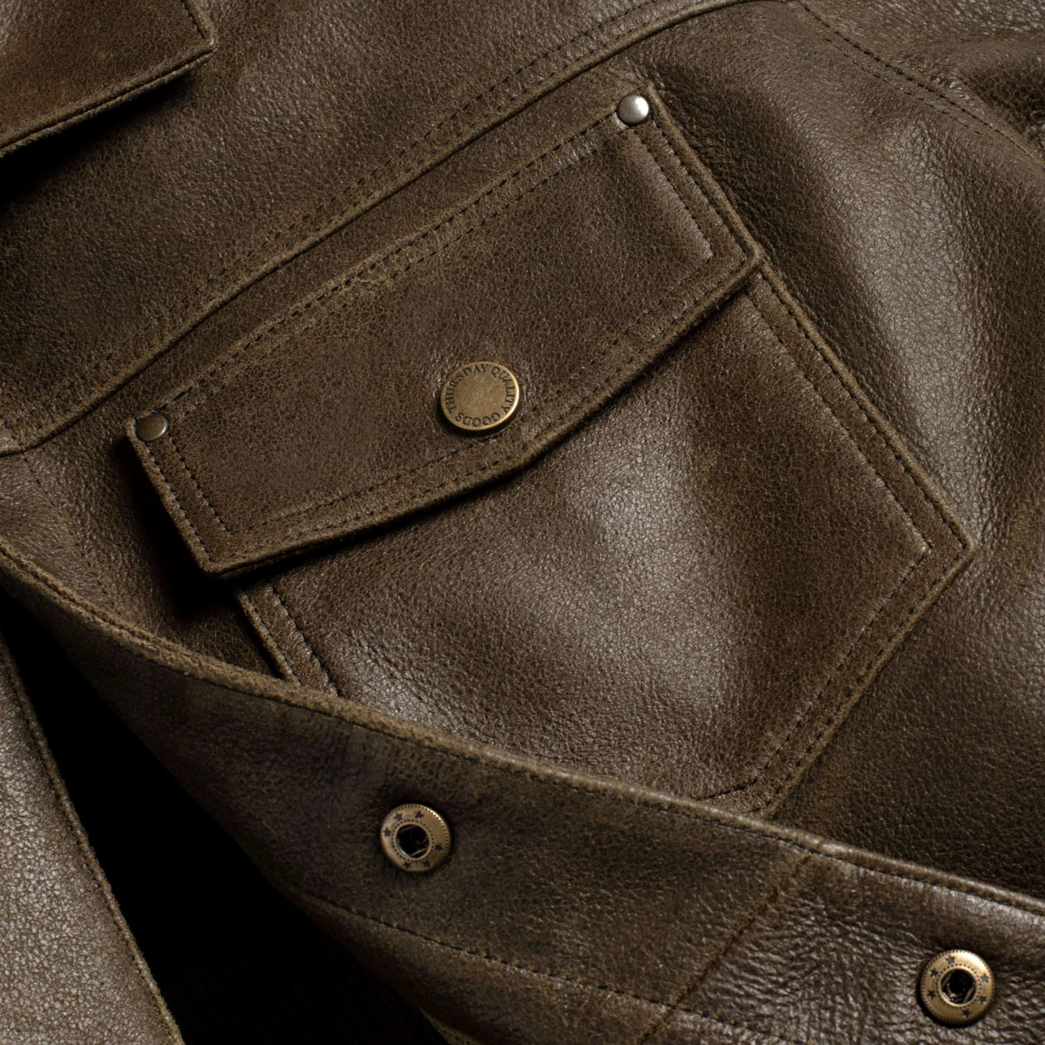 Roughout Cruiser Jacket | Dark Olive 9 Roughout Cruiser Jacket | Dark Olive - Image 7