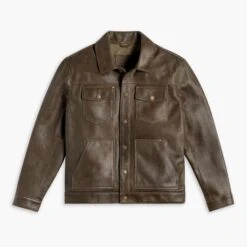 Roughout Cruiser Jacket | Dark Olive 13 Roughout Cruiser Jacket | Dark Olive -Thursday Boots 2048x2048 Mens RoughoutCruiser DarkOlive 010925 Front