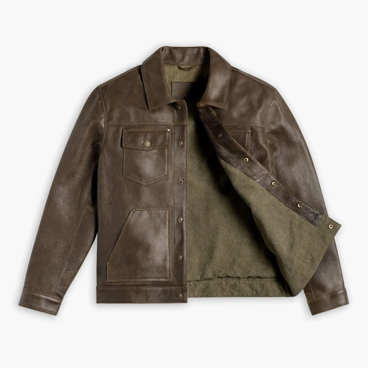 Roughout Cruiser Jacket | Dark Olive 7 Roughout Cruiser Jacket | Dark Olive - Image 5