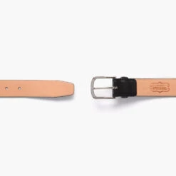 Men's Brogue Leather Belt | Black 10 Men's Brogue Leather Belt | Black -Thursday Boots Lining Brogue Black