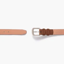 Men's Refined Leather Belt | Cognac Suede -Thursday Boots Lining Refined CognacSuede