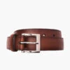 Men's Classic Leather Belt | Brandy 2 Men's Classic Leather Belt | Brandy -Thursday Boots buckle